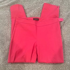 Pink side zip dress pant